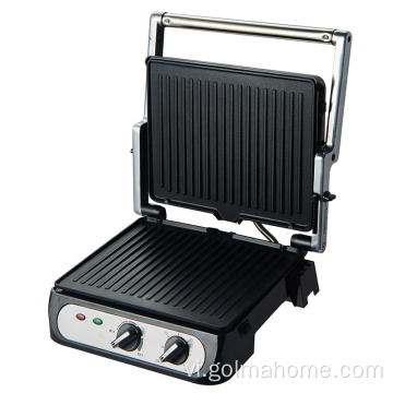 Liên hệ Grill Panini Press Grill Toaster Steak / Gà